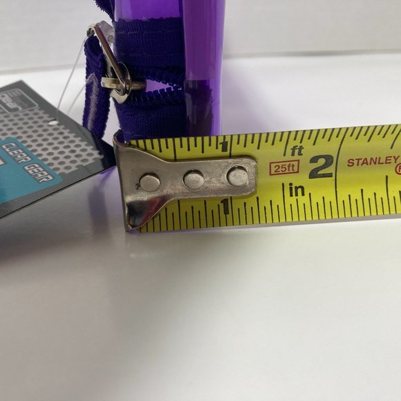 Purple Makeup Bag Pencil Case Zipper Organizer - Picture 8 of 9